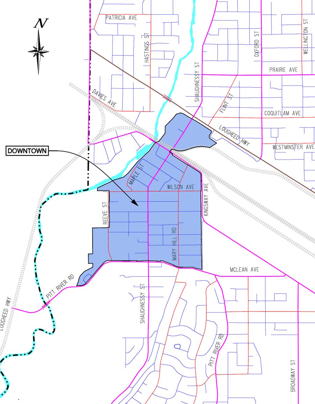 Map 17: Development Permit Area - Downtown The City of Port Coquitlam