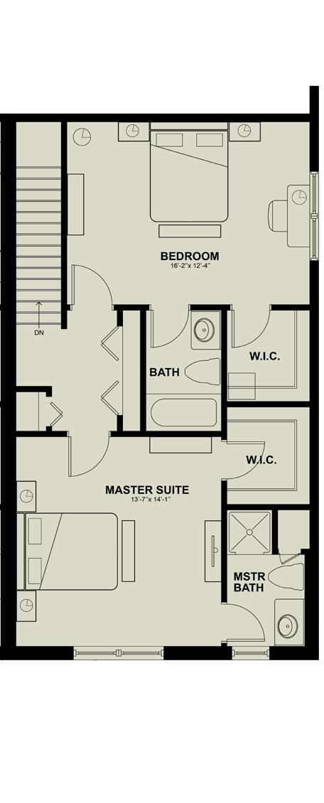 room and spacious Living and Dining Rooms. Private in-unit laundry includes energy efficient washer and dryer. Second Level offers 2 spacious master size suites with walk-in closet and full baths.
