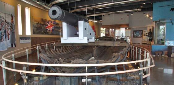 Main achievements since the adoption of the 2001 management plan Fort Wellington has a new Visitor Reception Centre that features the remains of a War of 1812 gunboat and orientation exhibits.