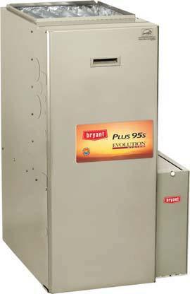 * The secondary heat exchanger carries a 20-year labor limited warranty. Ask your Bryant dealer about optional extended warranties, which may include labor.