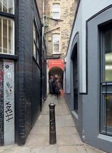 We have taken the opportunity to create a new pedestrian route between Newman Street and Rathbone Place that responds to desire lines and the important east west route one block parallel to Oxford