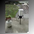 Turkey Fryers Flat/stable surface; Never leave unattended Use outdoors away from; walls, fences, other structures;
