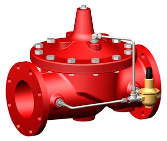 Reducing valve - Globe or angle design available, UL Size range 40mm upto 200mm Threaded, grooved or flanged In line service