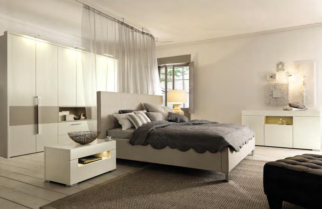 Bedrooms ELUMO II 285 Gentle colours create a calm