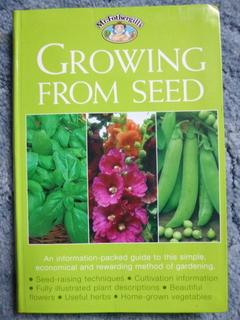 Plant Propagation Books second larger part book gives details on growing specific flowers, herbs vegetables from seed. Some coloured drawing colour.