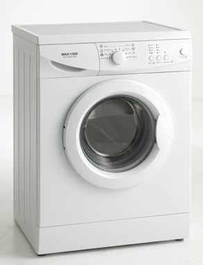 35 cm door LED display WAH 1500 Easy to operate Washing Machines /