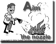 A fire extinguisher is only designed to put out small (incipient) fires.