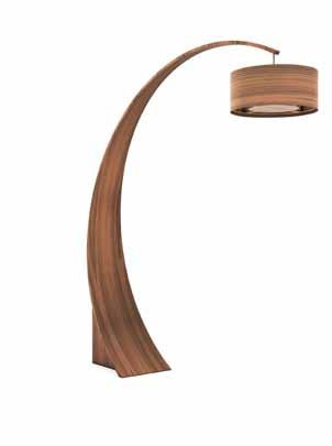 The Swoop is an exquisitely designed light formed in a spectacular arc to a slender peak.