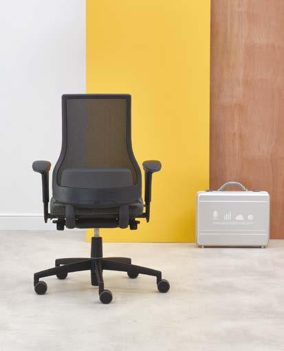 The Axia Smart Seating System is designed to support everyone to achieve a healthier way of working. RELAXED SUPPORT The Axia is crafted to ensure that you sit and move correctly.
