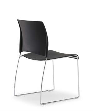 Tolleson Tolleson is a versatile chair that stacks up to five high for convenient