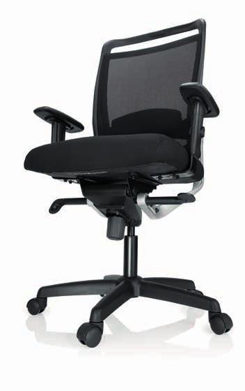 Ariba M/B The Ariba range of Mid-back managerial chairs is a popular range that features an Indian mesh back with ABS frames.