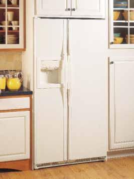 CustomStyle Side-By-Side Refrigerators: Choose a trimless or installed trim model Profile Performance Series Trimless Model TPX24PPDCC Trimless models: Installation made easy, simply slide in.