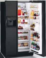 Center ShelfSaver Improved fresh food interior lighting Note: bold = feature upgrade from previous model Contoured Door Refrigerators The full-length SoftTouch handle has a comfortable grip and