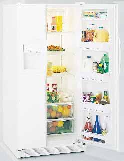Fixed Fresh Food Gallon Door Storage provides maximum storage flexibility. Classic White Crispers provide easy storage of vegetable and fruits.