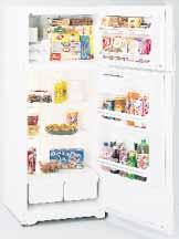 Refrigerators Wire Everwhite Shelves minimize shuffling and restacking of food. Classic White Crispers provide easy storage for vegetables and fruits.