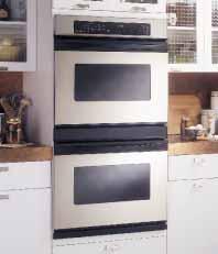 Built-In Double Ovens: 30" Electric These models include Flush appearance installation Fits most 30" cabinets TrueTemp System SmartSet Electronic Controls Control lock capability Frameless glass oven