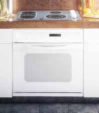 Built-In Single Ovens: 30" Electric These models include Flush appearance installation Fits most 30" cabinets TrueTemp System CleanDesign oven interior SmartSet Electronic Controls Control lock