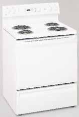 30" Free-Standing QuickClean Electric Range JBP24BB White or Almond Largest* Oven in America Super large 5.0 cu. ft.
