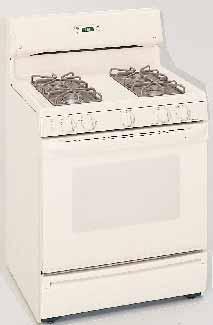 XL44 Standard Clean: Sealed Burners These models include Extra-large standard clean oven Six embossed rack positions Electronic clock and timer Sealed burners Porcelain steel square grates Electronic