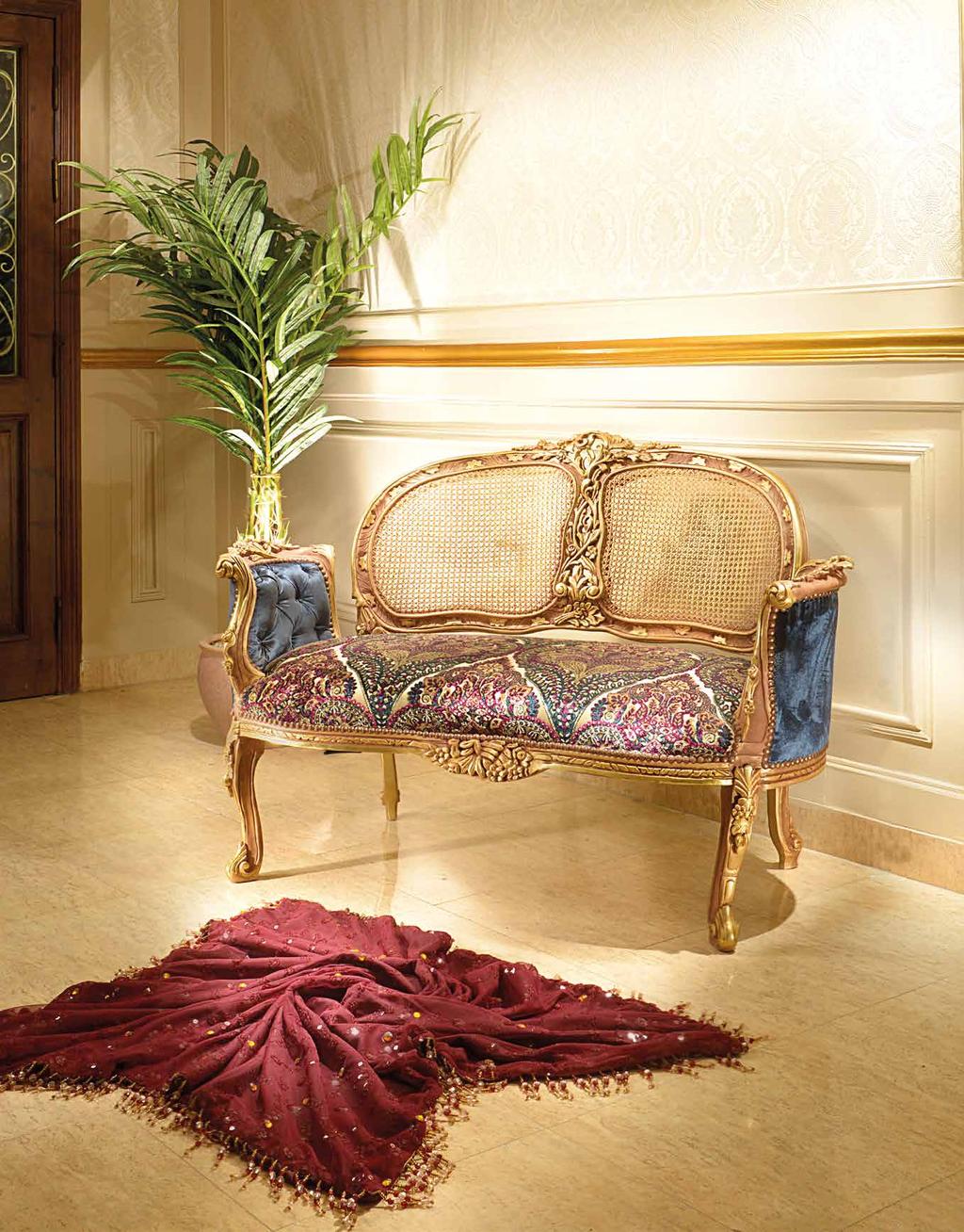 Elegant sofa with a classic