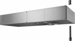 If installing under cabinets, keeping the fan box flush to the underside of cabinet will guarantee correct spacing.