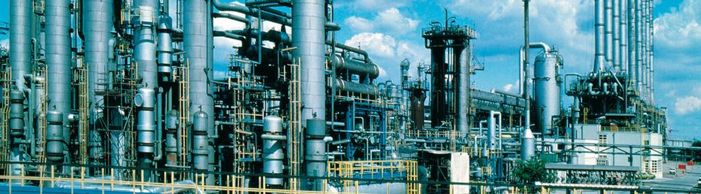 (Petro)Chemical Industry The particular conditions of the (petro)chemical industry demand the highest standards in safety.
