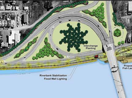 Recommendations Additionally, the Township should work with both Limerick and PennDOT to promote the development of a monumental landscape plan consisting primarily of large trees that have a