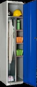 divider and top shelf Sloping top option available - ideal for outdoor use Choice of lock options Single Lockers Single Lockers available in a range of configurations
