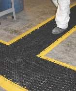 ideal for off-shore environments Hygienic - Easy to clean, non-porous matting.
