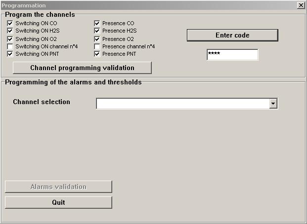 Programming Channels Maintenance Under this dropdown, the user will have access to the maintenance portion of the BM25.