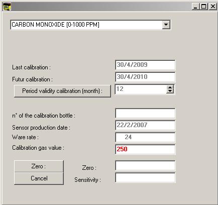 Calibration Maintenance Under this dropdown, the user will have access to the maintenance