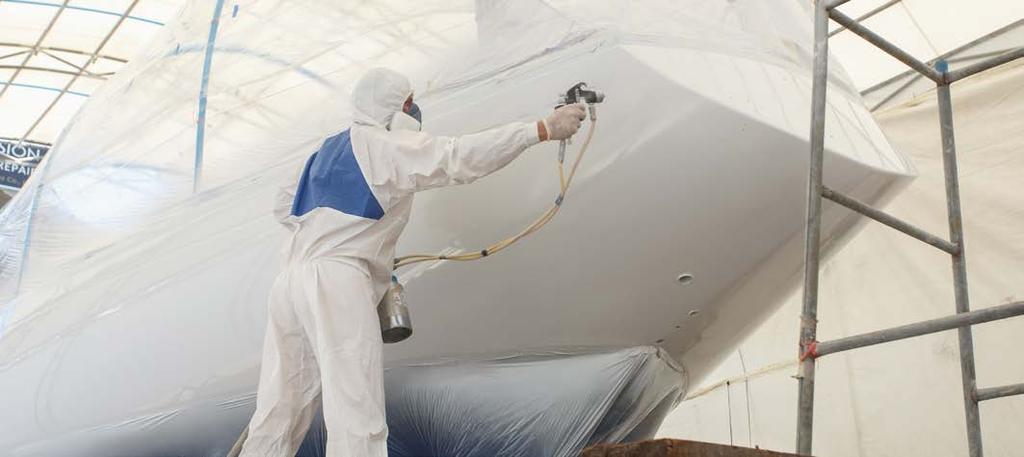 Spray booth safety and compliance Painting or lacquering operations in spray booths are some of the many hazardous activities in boat building facilities.