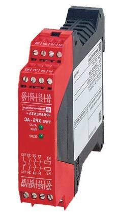 Safety Relays Monitor status of guards and interlocks Prevent and