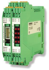 Fire alarm and extinguishing control panels FMZ5000 modules/cards FMZ5000 8 relay module Order no.: 901595 Functional module for use in all design variants of the fi re alarm system FMZ5000.