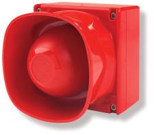 Means of alarm Audible Horn ROLP MX Order no.: 908631 Audible notification device for signalling fi re hazards.