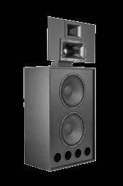Traditional Klipsch high-efficiency design and can be utilized as a bi-amp configured three-way system or, by simply changing the crossover network wiring, as a fully-passive three-way mono-amp