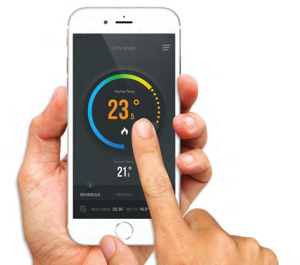it500 IT500 Smart phone controlled thermostat with options for Heating and Hot water control or 2 heating zones.