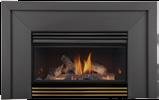 Painted Black Faceplate Brushed Copper Faceplate GI3600 Up to 24,000 BTU s - Natural Vent Only 50% flame/heat