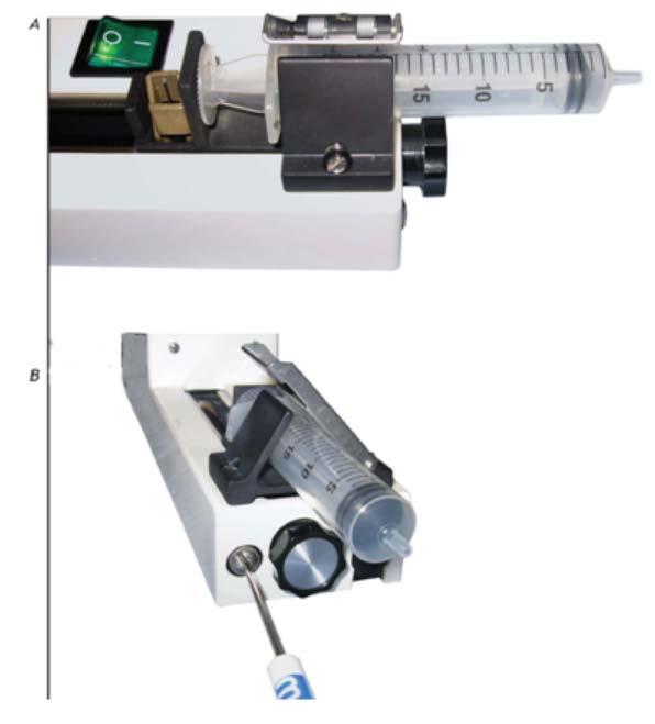 CHAPTER 5 AUTOMATIC SHUT-OFF SWITCH The automatic shut-off switch is activated when the pump reaches the end of the syringe, and it causes the pump motor to cease operation and the lighted power