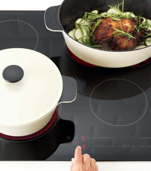35 INDUCTION hobs are up to 50% faster and 40% more energy efficient.