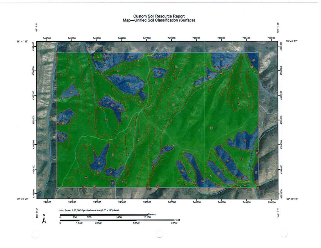 Map-Unified Soil Classification (Surface) ~.. ~ 39" 41' 33" 39" 41' 27" 39" 39' 28" N A Map Scale: 1:27,500 W printed on A size (8.