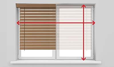 How to measure for Blinds As with most blinds, it is important to accurately measure the window on which the blinds will be installed.