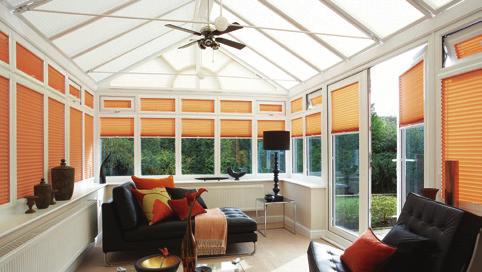 Today we still hand make pleated, roller and woodweave blinds for any shape of conservatory