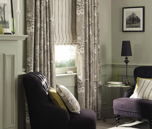 Curtains & Roman Blinds Choose one