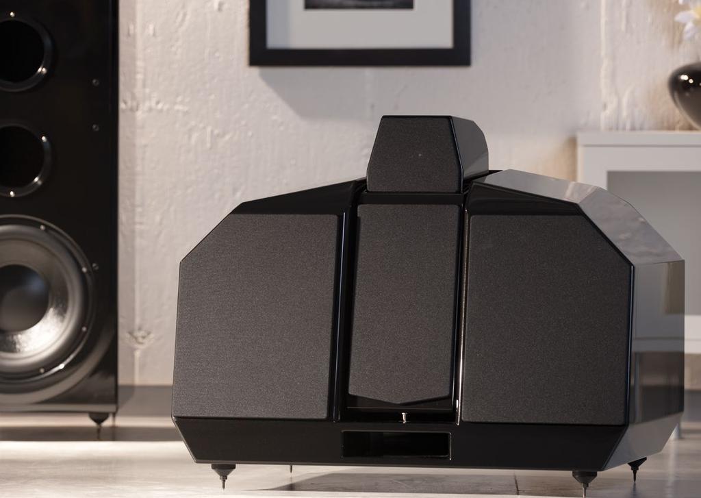 A loudspeaker with performance that belies its size and low profile form.