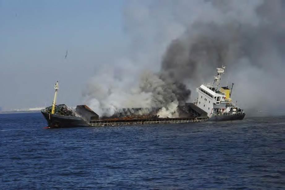 Fires caused by Mixed Scraps on Ship Scrap metal frequently causes