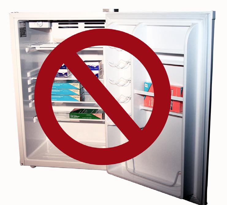 In addition, CDC does not recommend using a dormitorystyle (or bar-style) refrigerator/freezer to store vaccines for any length of time, even temporarily.