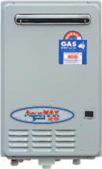 Security padlock recess box available Heat Pump - Mains Pressure - Extremely quiet operation - Energy