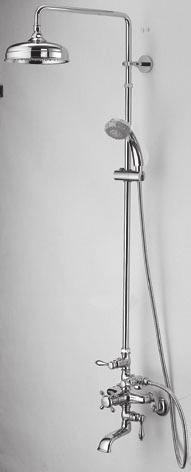 specifications 3145 3617 4183 SS-EX9500 exposed thermostatic shower system includes