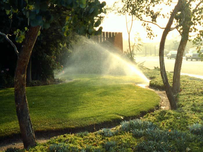 Landscape Irrigation System Management & Maintenance Goal: supply plants with right